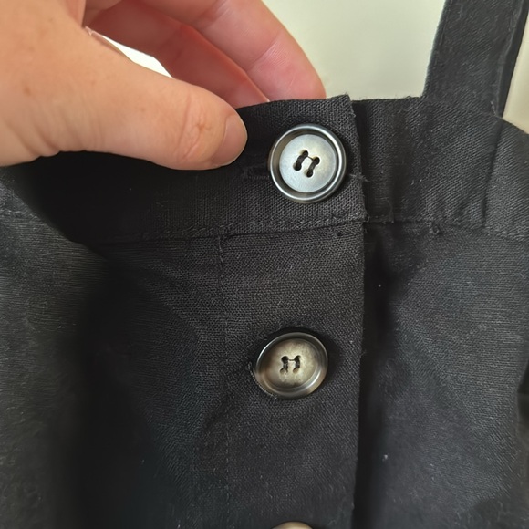 Black Sky and Sparrow button up cropped tank top - Picture 4 of 6